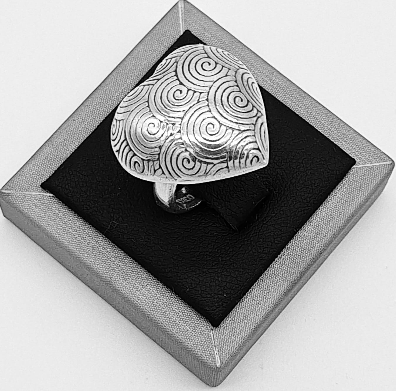 ANILLO PLATA LEY 925