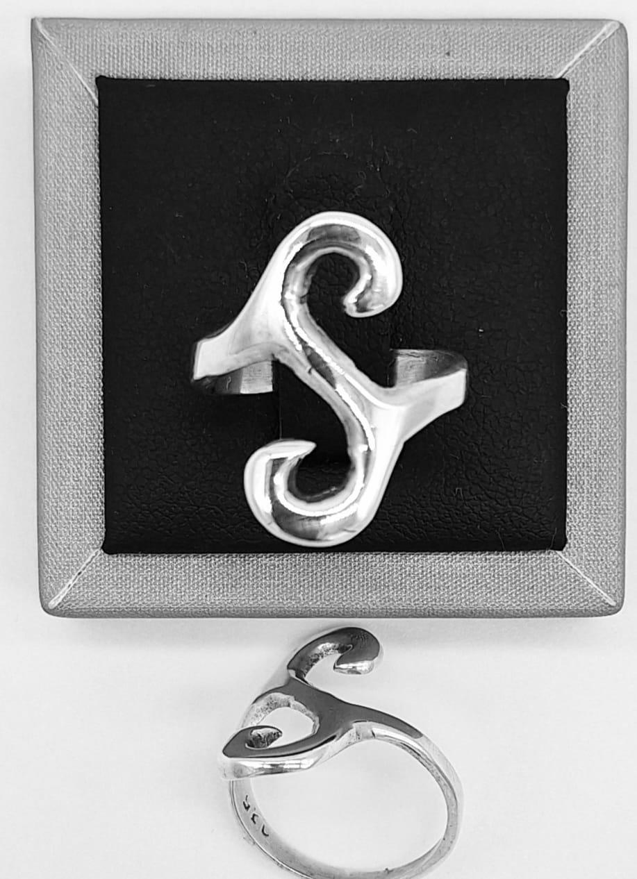 ANILLO PLATA LEY 925
