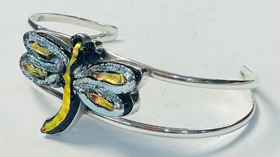 BRAZALETE CON DICROICO EN PLATA 925