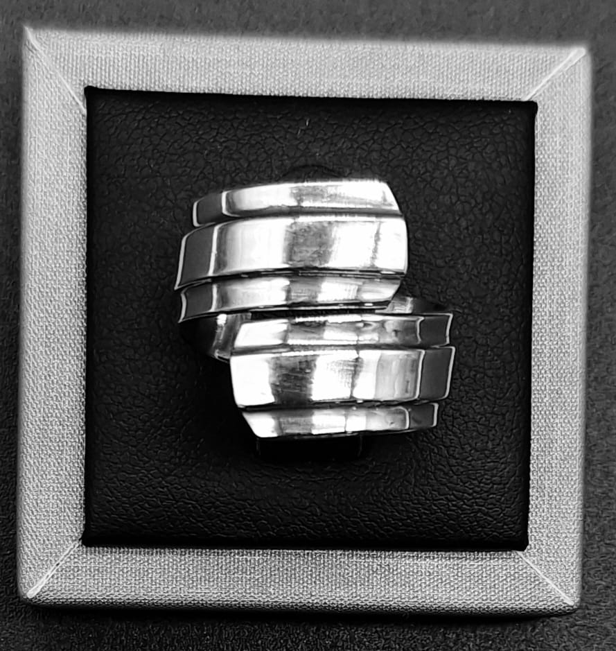 ANILLO PLATA LEY 925