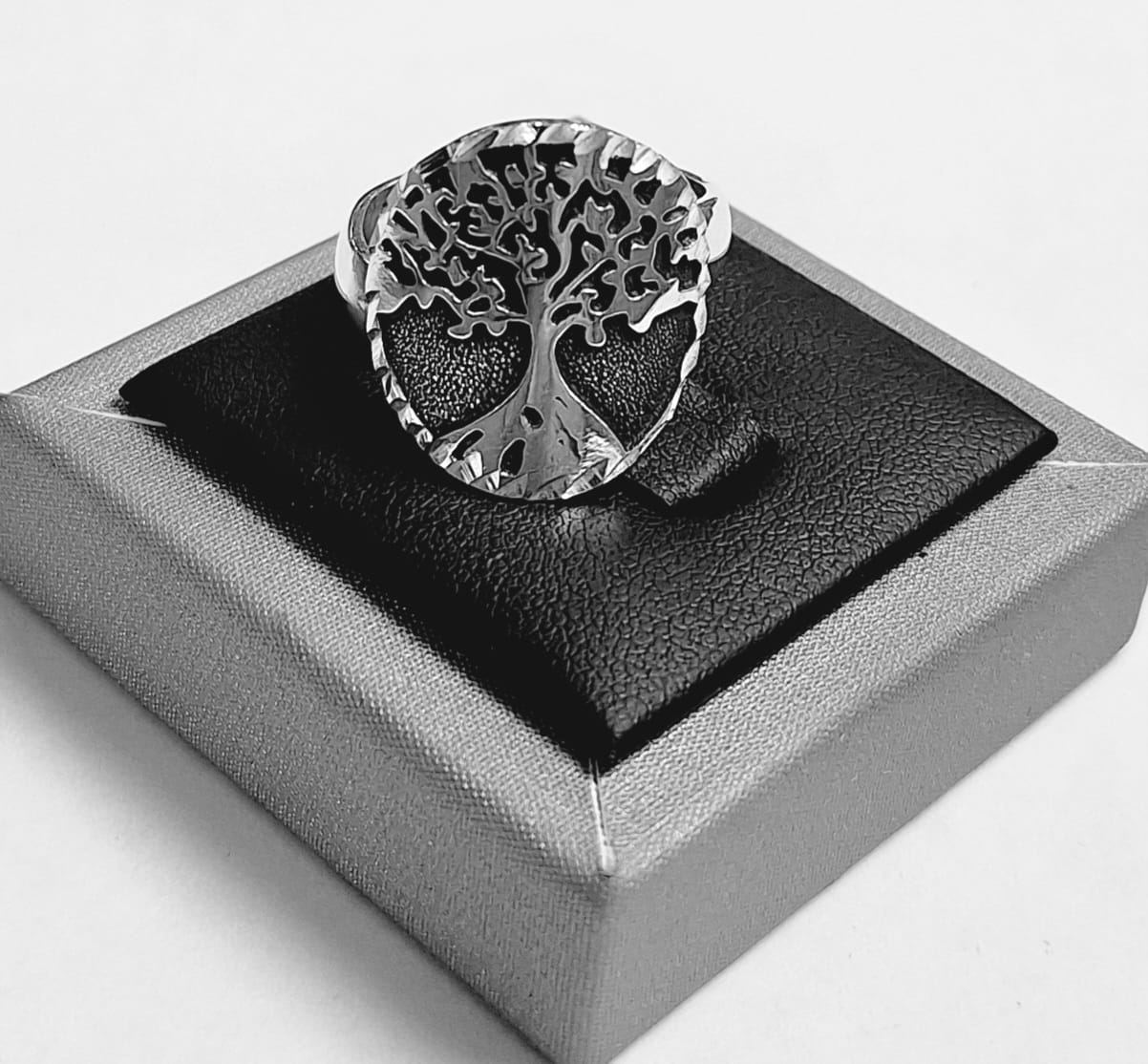 ANILLO ARBOL DE LA VIDA EN PLATA LEY 925