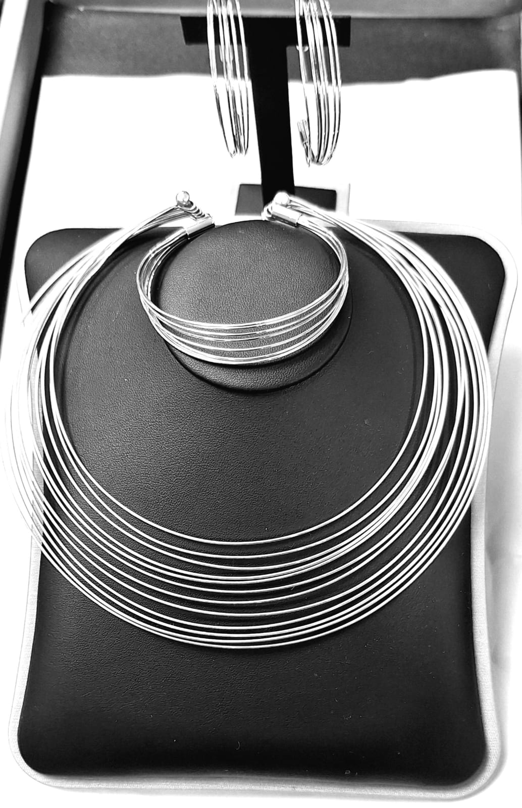SET DE GARGANTILLA PLATA LEY 925
