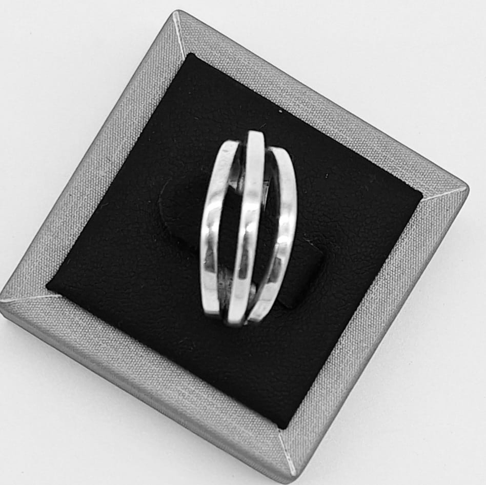 ANILLO PLATA LEY 925