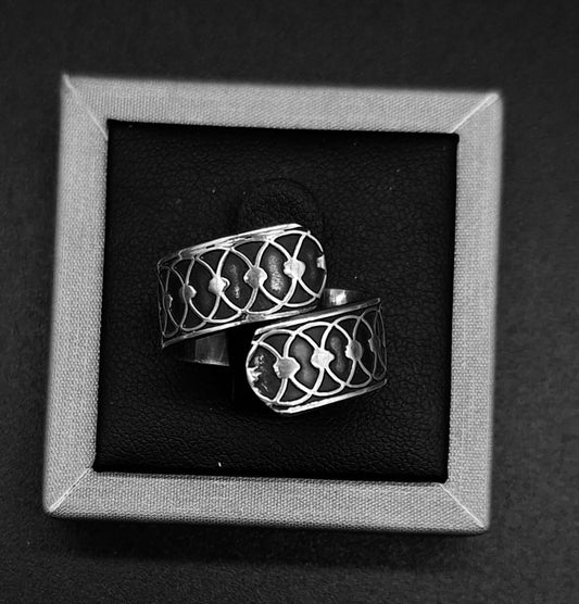 ANILLO PLATA LEY 925