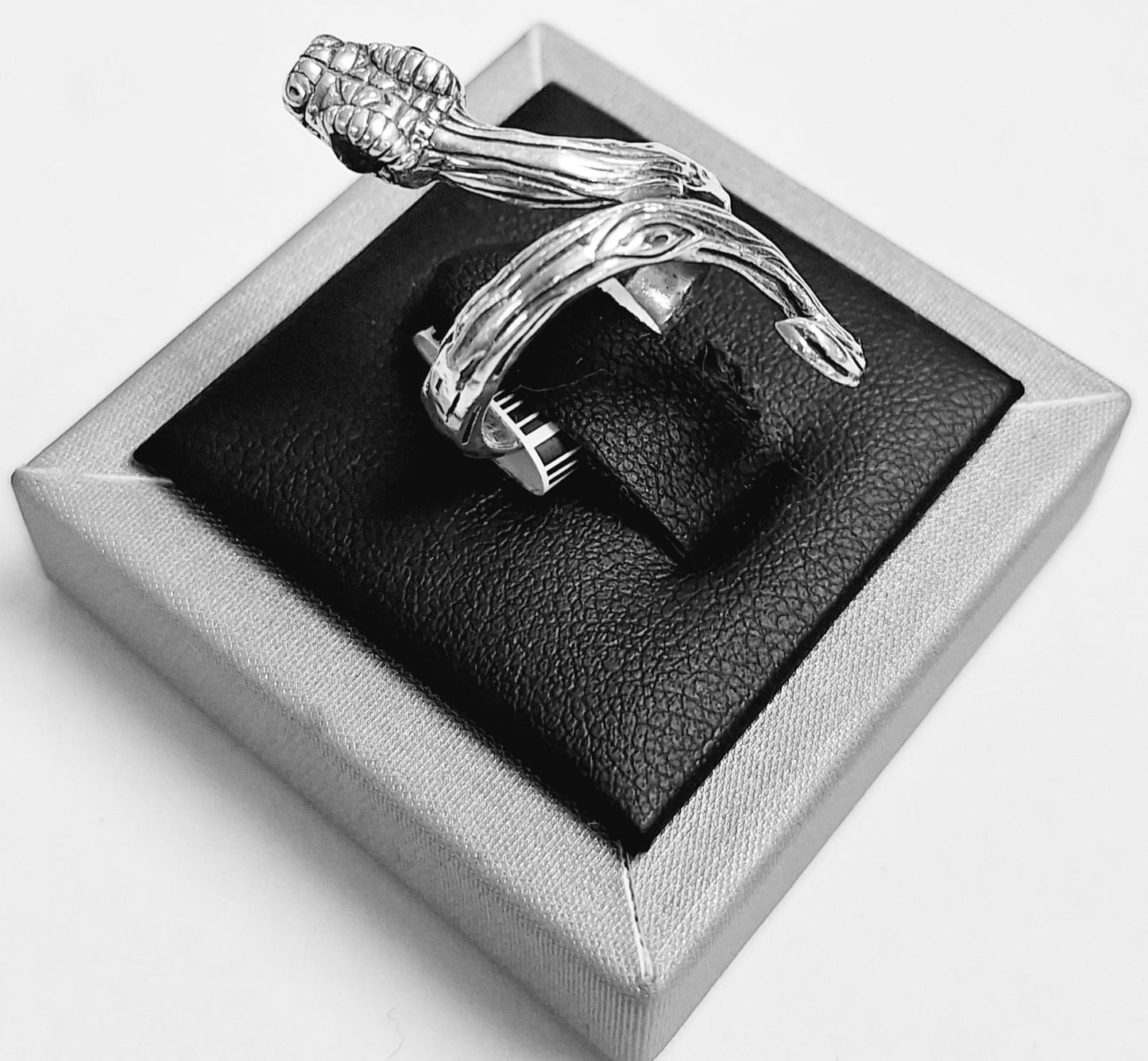 ANILLO SERPIENTE EN PLATA LEY 925