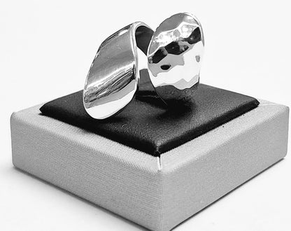 Anillo Martillado en Plata 925