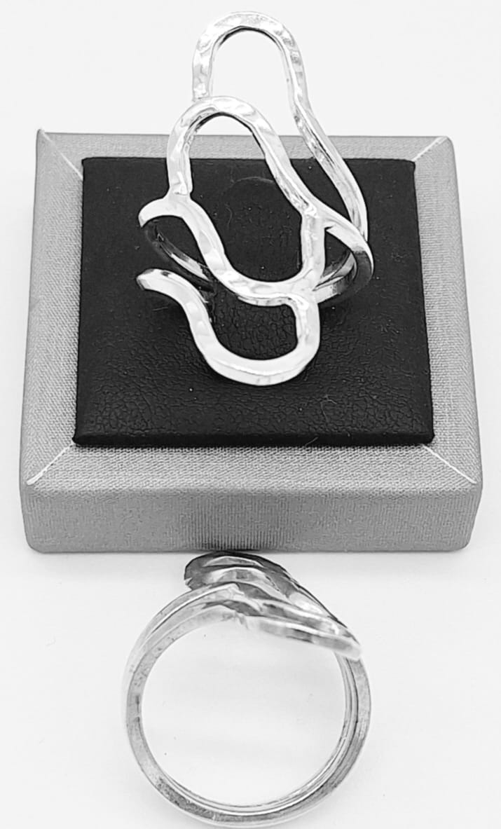 ANILLO PLATA  LEY 925.