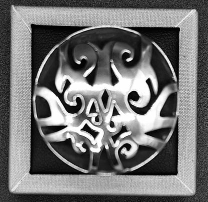 Anillo Plata Ley 925, Vintage, vista frontal