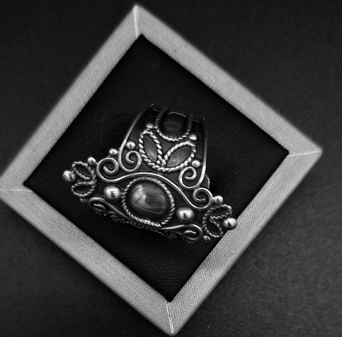ANILLO  PLATA LEY 925 , VINTAGE
