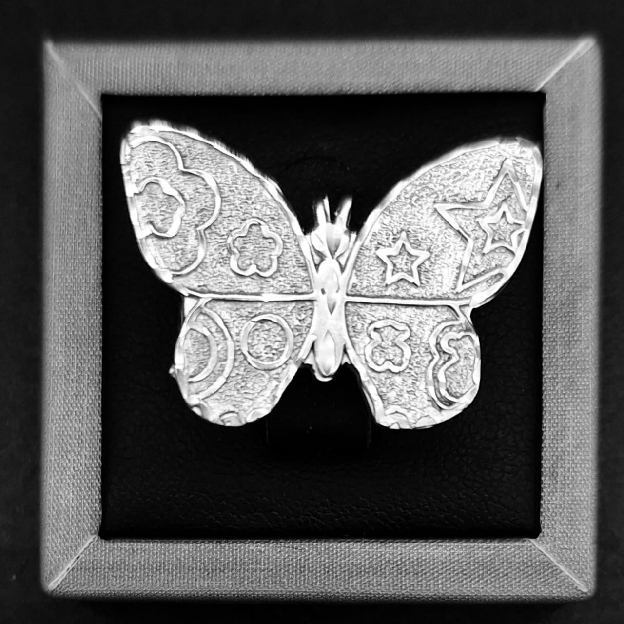 ANILLO PLATA LEY 925 , MARIPOSA