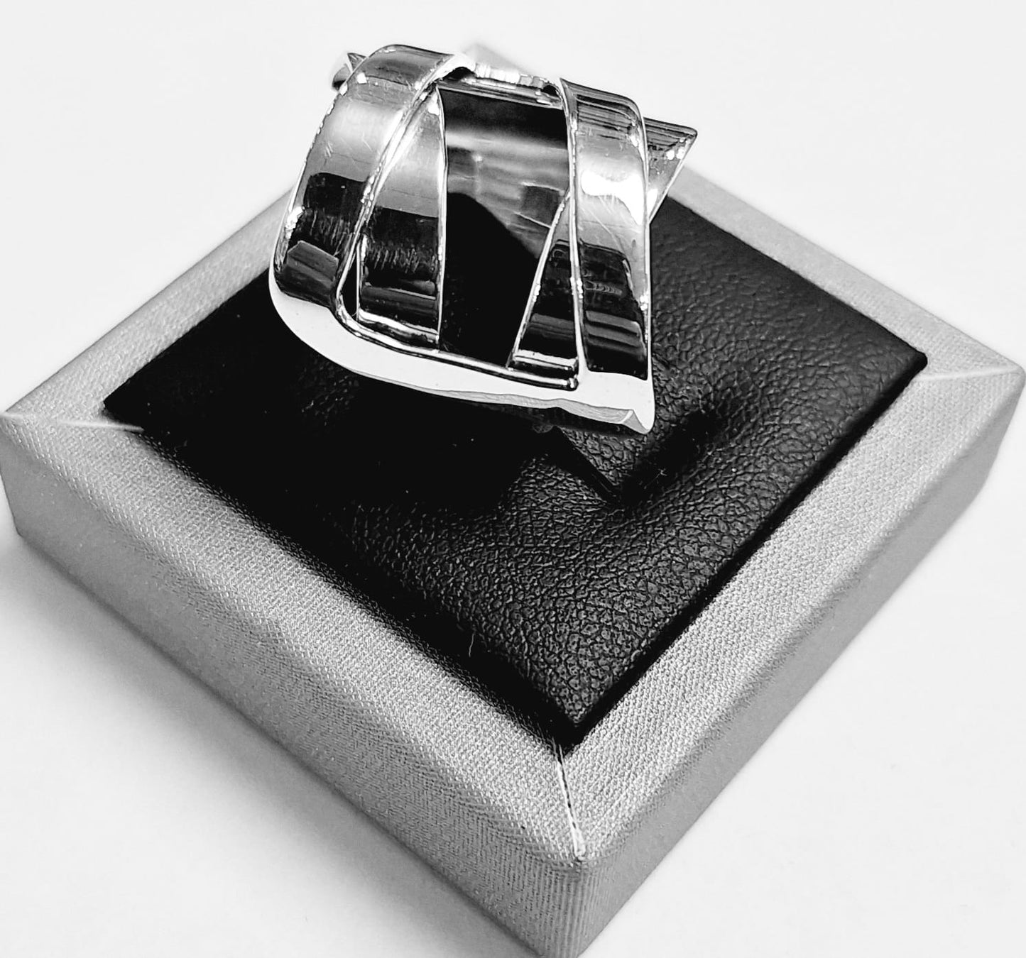 ANILLO PLATA LEY 925
