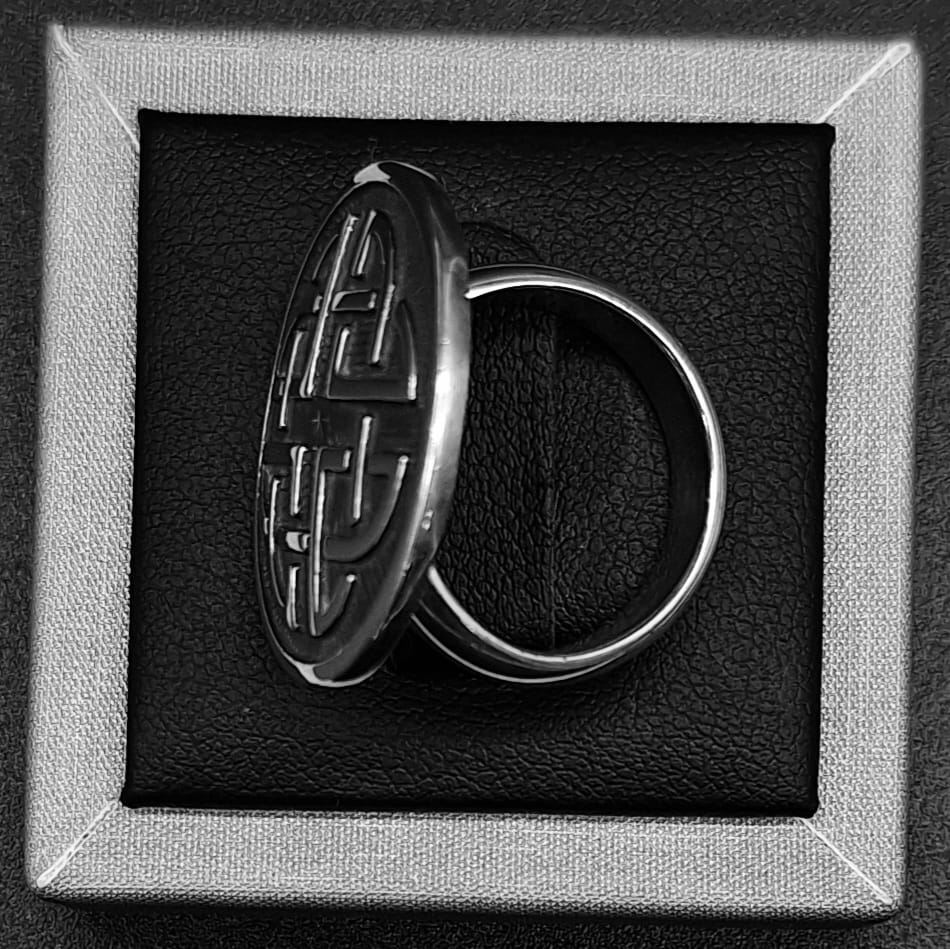 ANILLO PLATA LEY 925 , PENTAGRAM