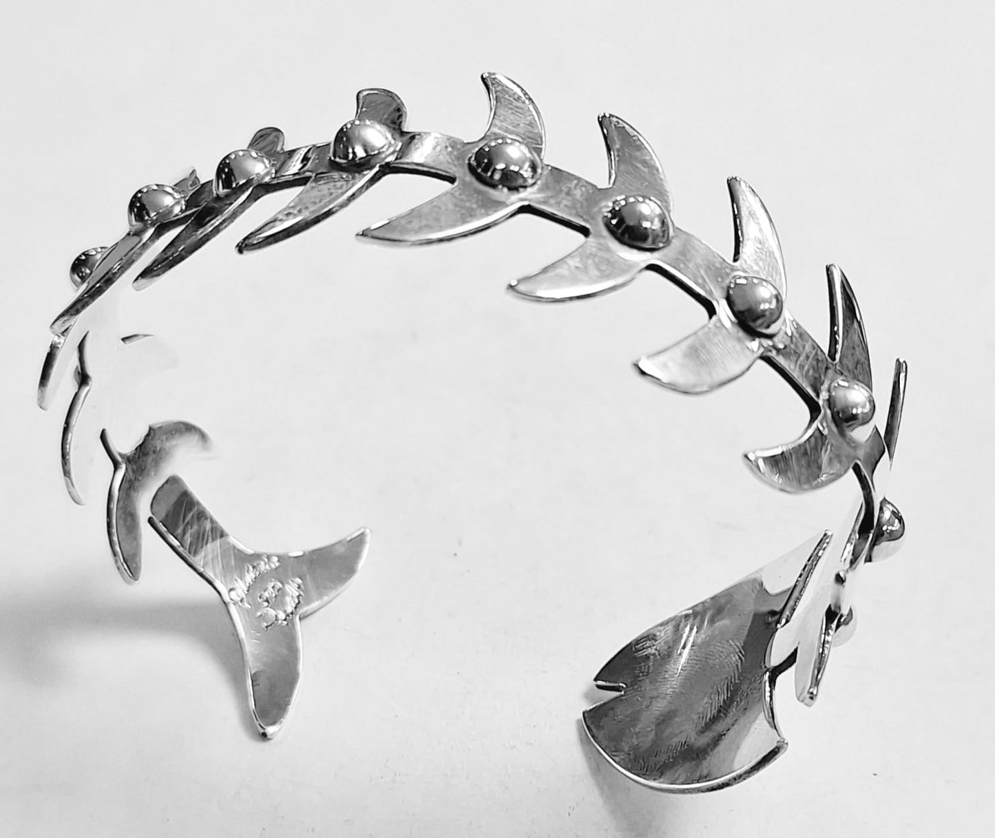 BRAZALETE ESQUELETO EN PLATA LEY 950