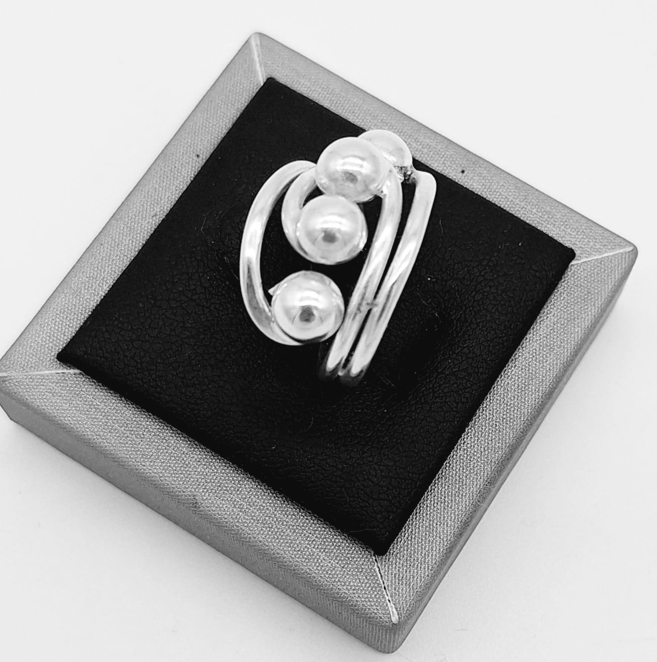ANILLO PLATA LEY 925.