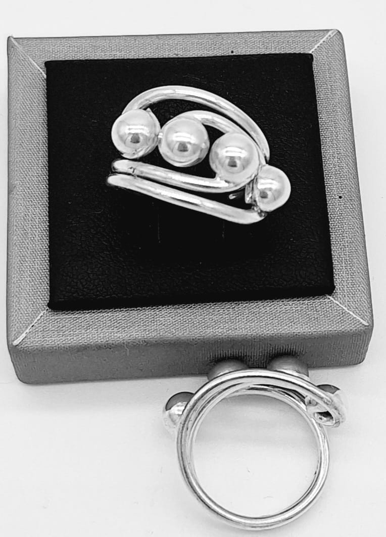 ANILLO PLATA LEY 925.