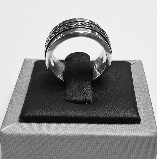 ANILLO ANTI ANSIEDAD EN PLATA LEY 925