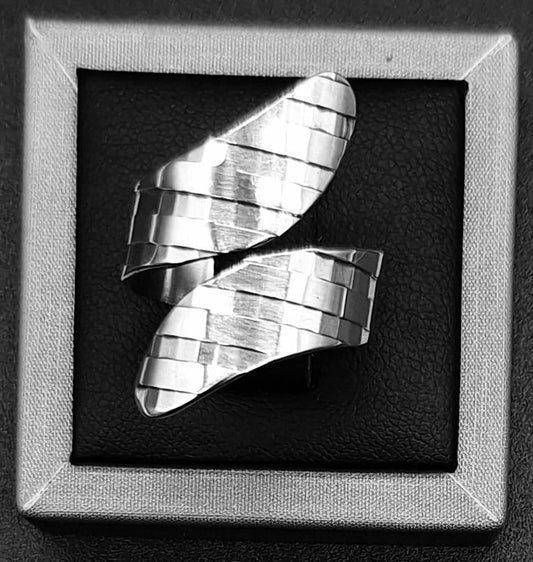ANILLO DIAMANTADA PLATA LEY 925