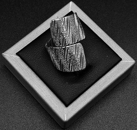 ANILLO DIAMANTADA PLATA LEY 925