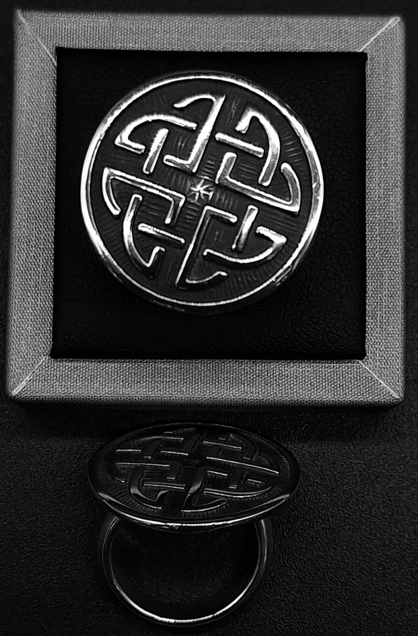 ANILLO PLATA LEY 925 , PENTAGRAM