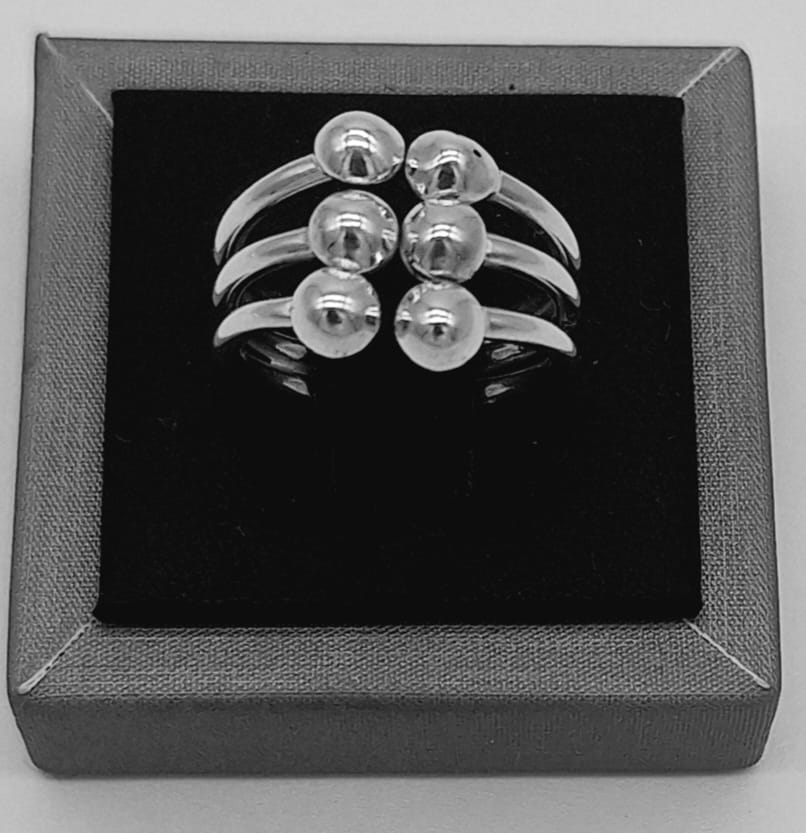 ANILLO PLATA LEY 925