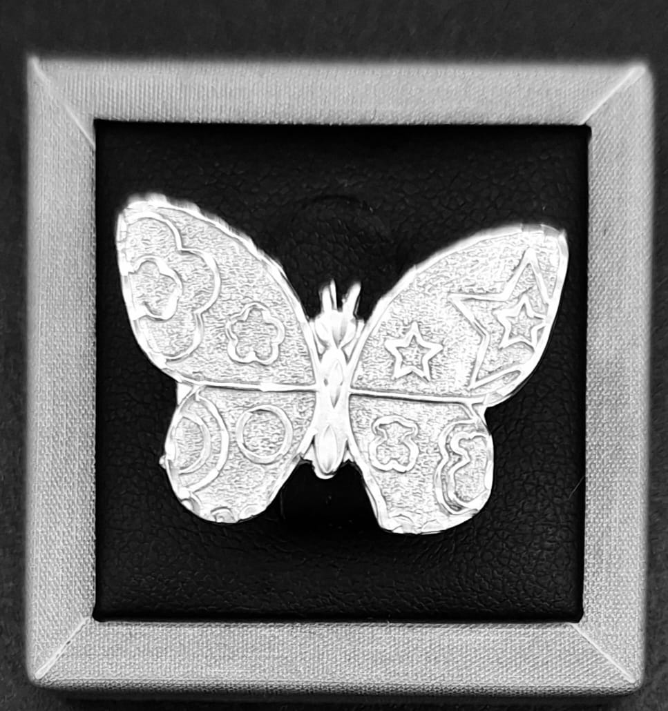 ANILLO PLATA LEY 925 , MARIPOSA
