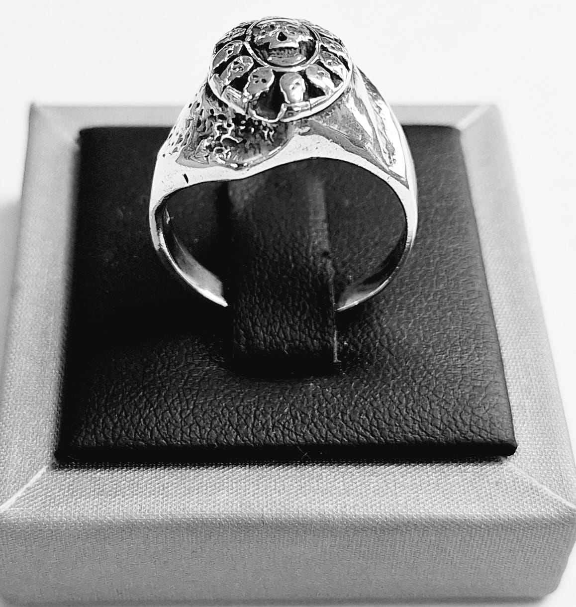 ANILLO CRANEO PLATA LEY  925