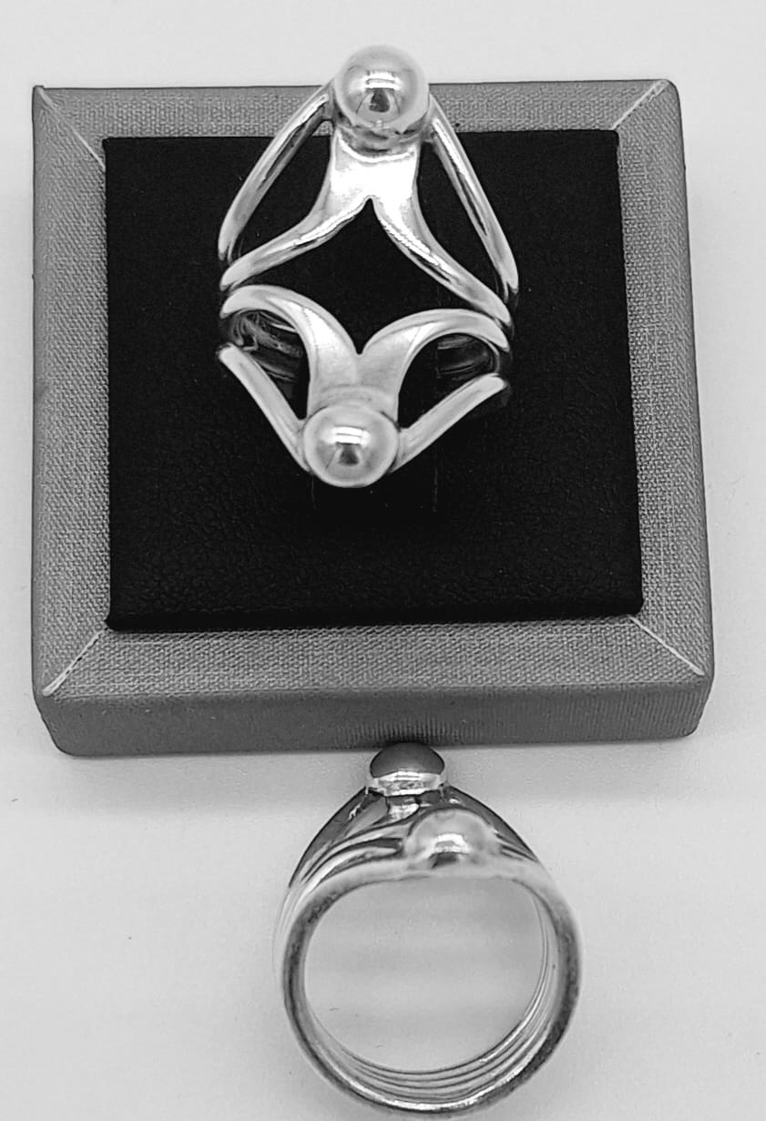 ANILLO PLATA LEY 925