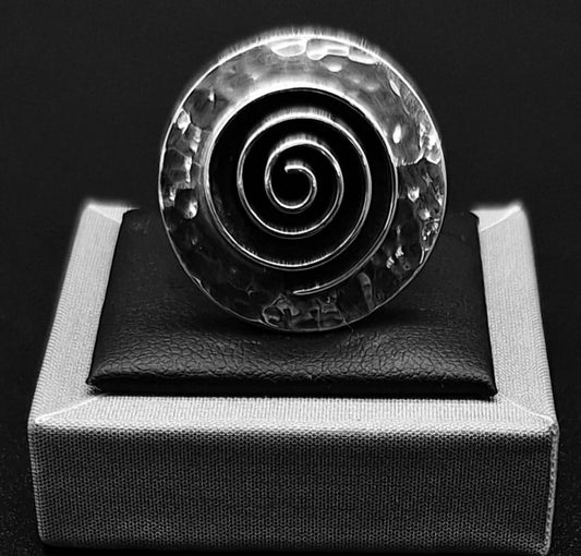 ANILLO PLATA  LEY 925 , LABERINTO