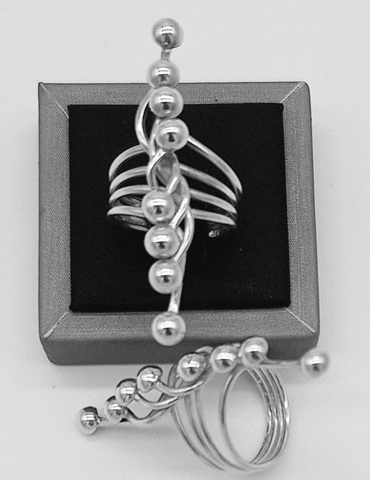 ANILLO PLATA LEY 925