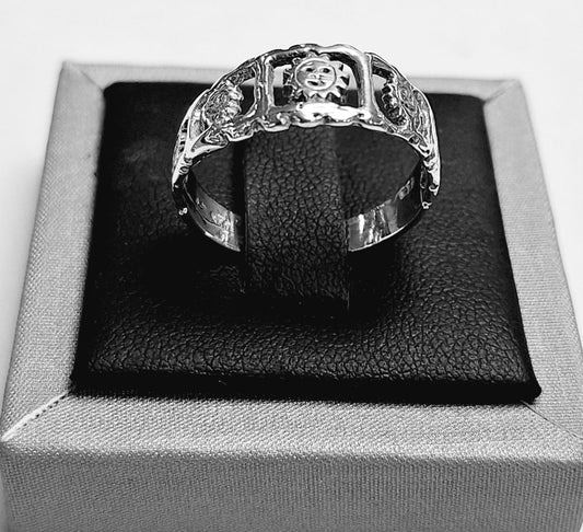 ANILLO  SOL EN PLATA LEY 925
