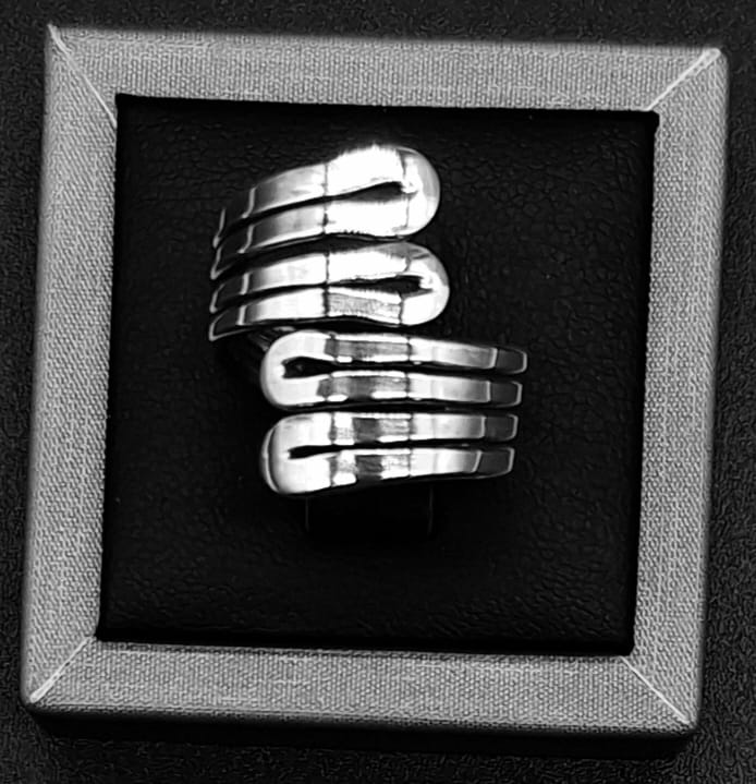 ANILLO PLATA LEY 925