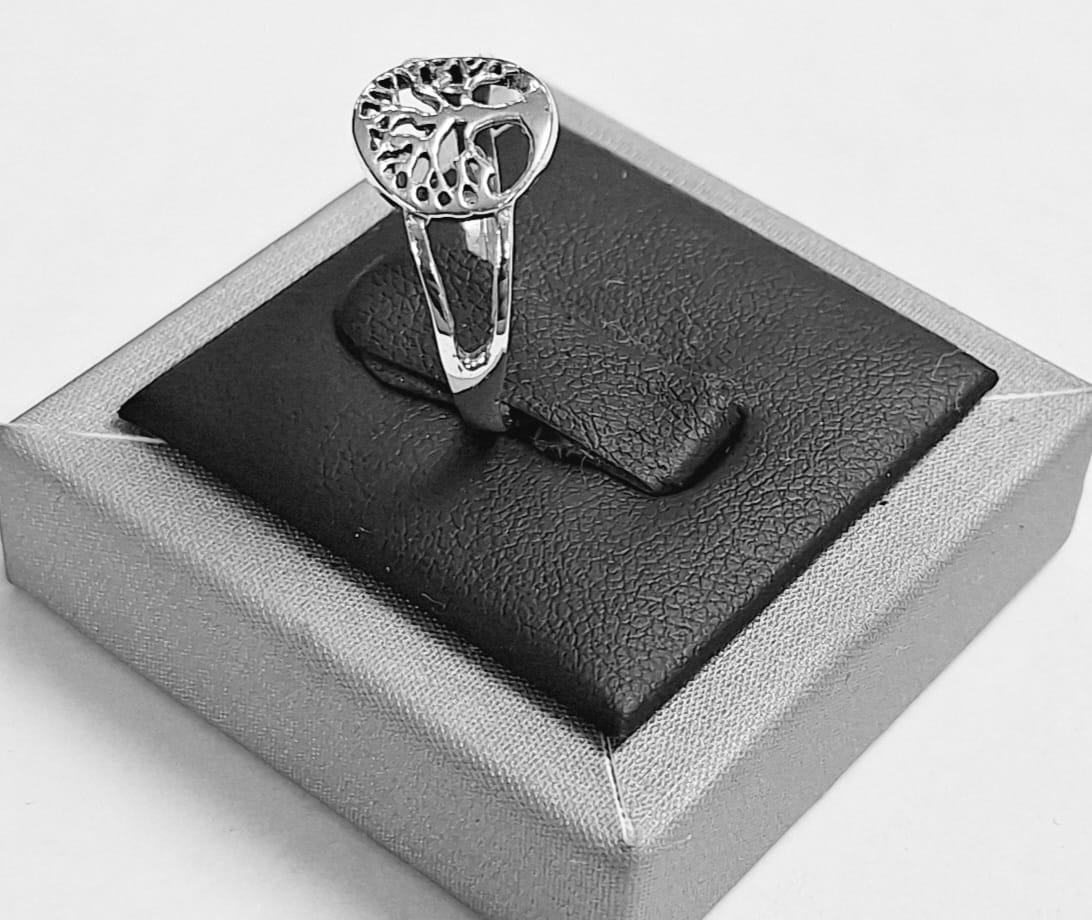 ANILLO ARBOL DE LA VIDA EN PLATA LEY 925