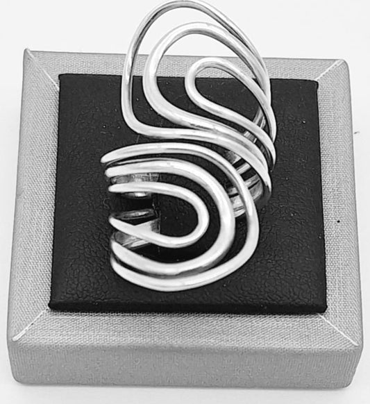 ANILLO PLATA LEY 925.