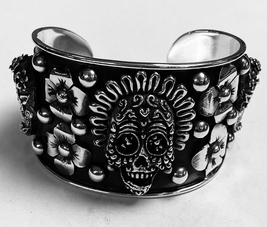 BRAZALETE CATRINA EN PLATA LEY 925