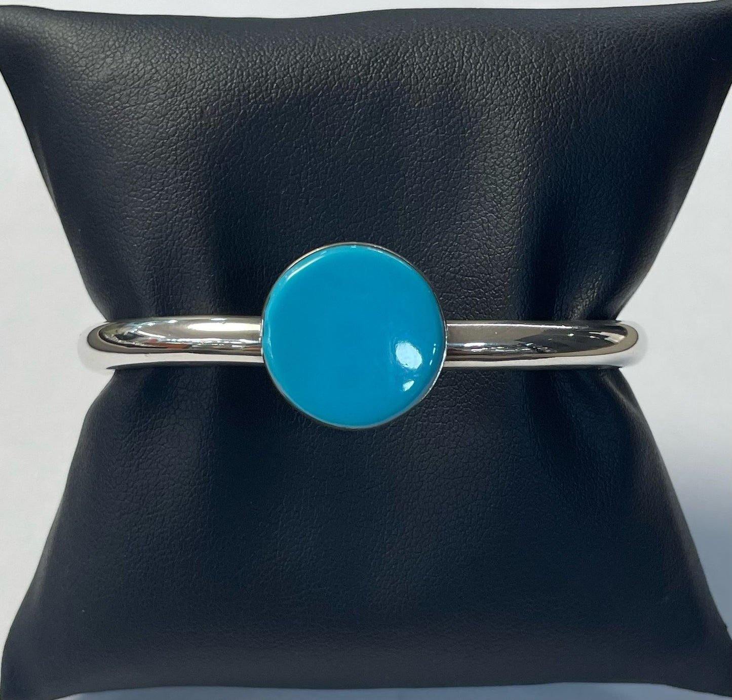 BRAZALETE CON TURQUESA EN PLATA LEY 925