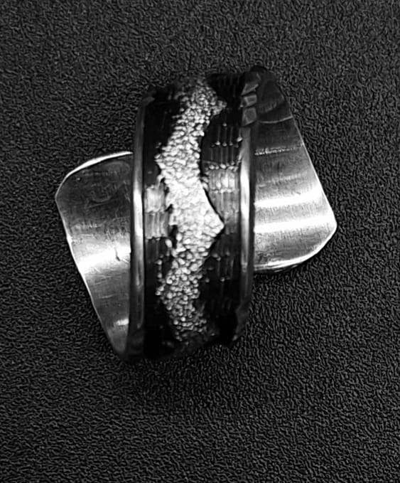 ANILLO PLATA LEY 925 , VINTAGE