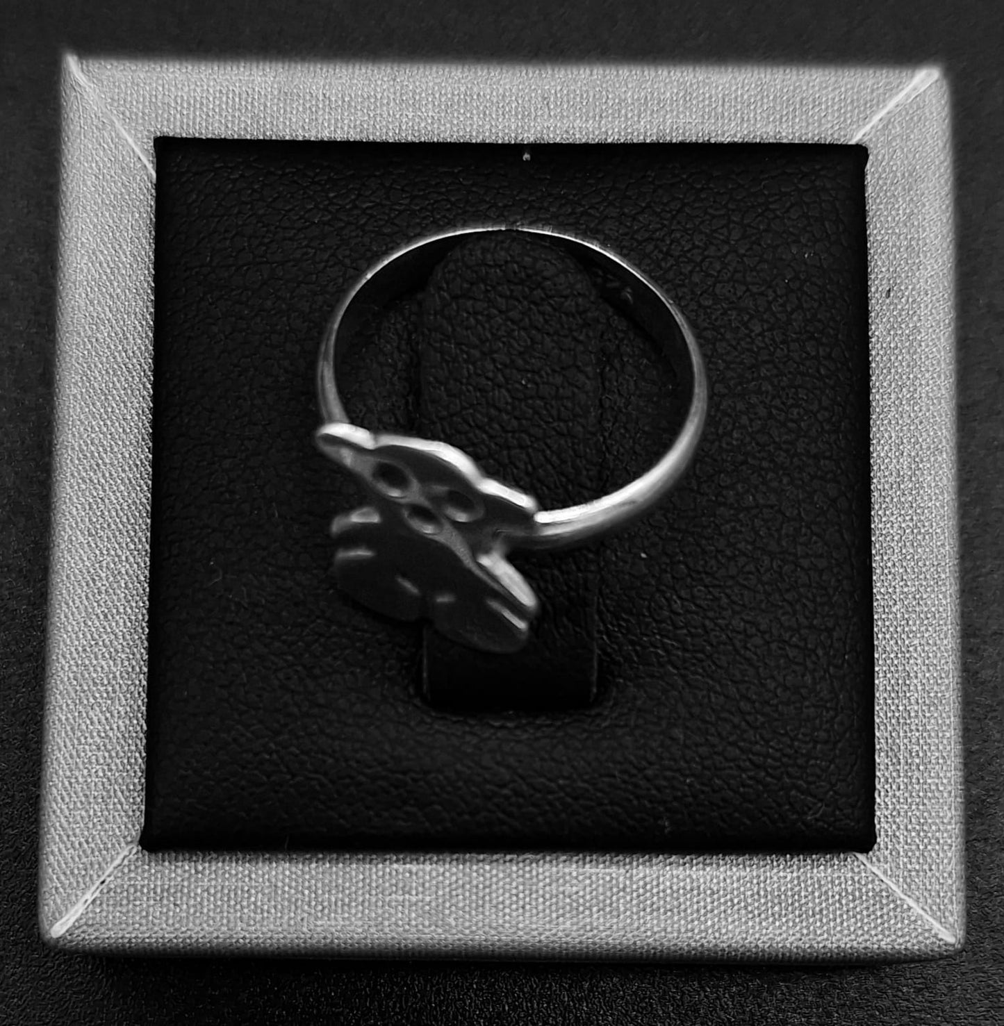 ANILLO PLATA LEY 925, OSO