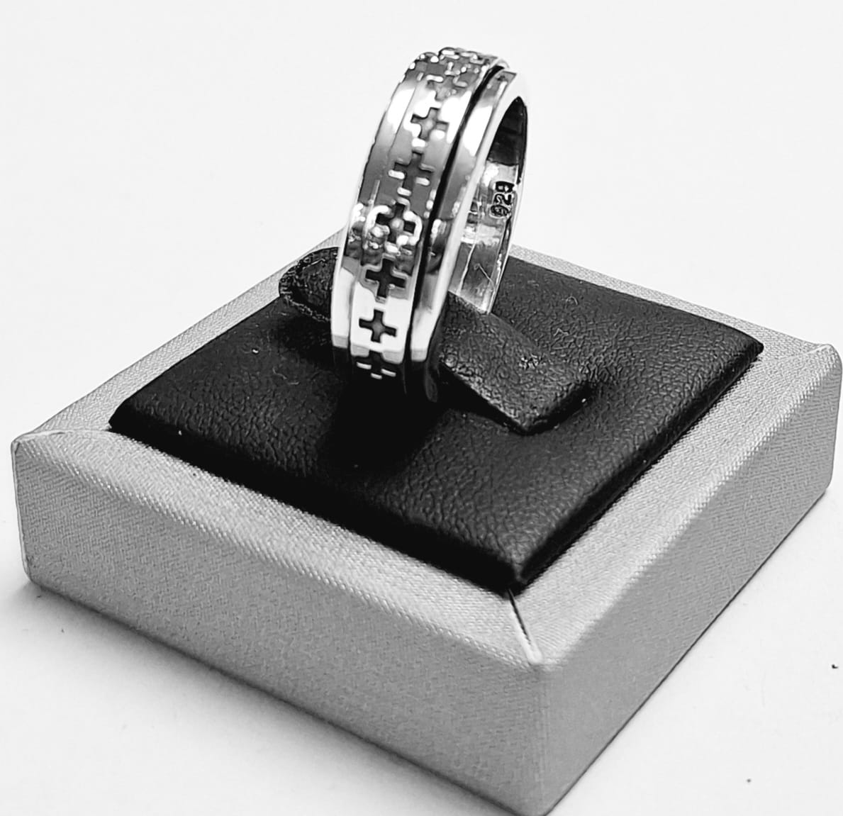 ANILLO  ANTI ANSIEDAD EN PLATA LEY 925