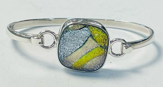 BRAZALETYE CON DICROICO EN PLATA LEY 925