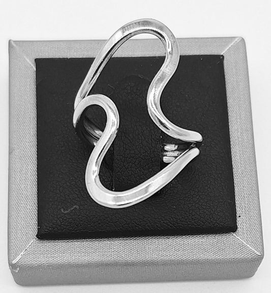 ANILLO PLATA LEY 925 .