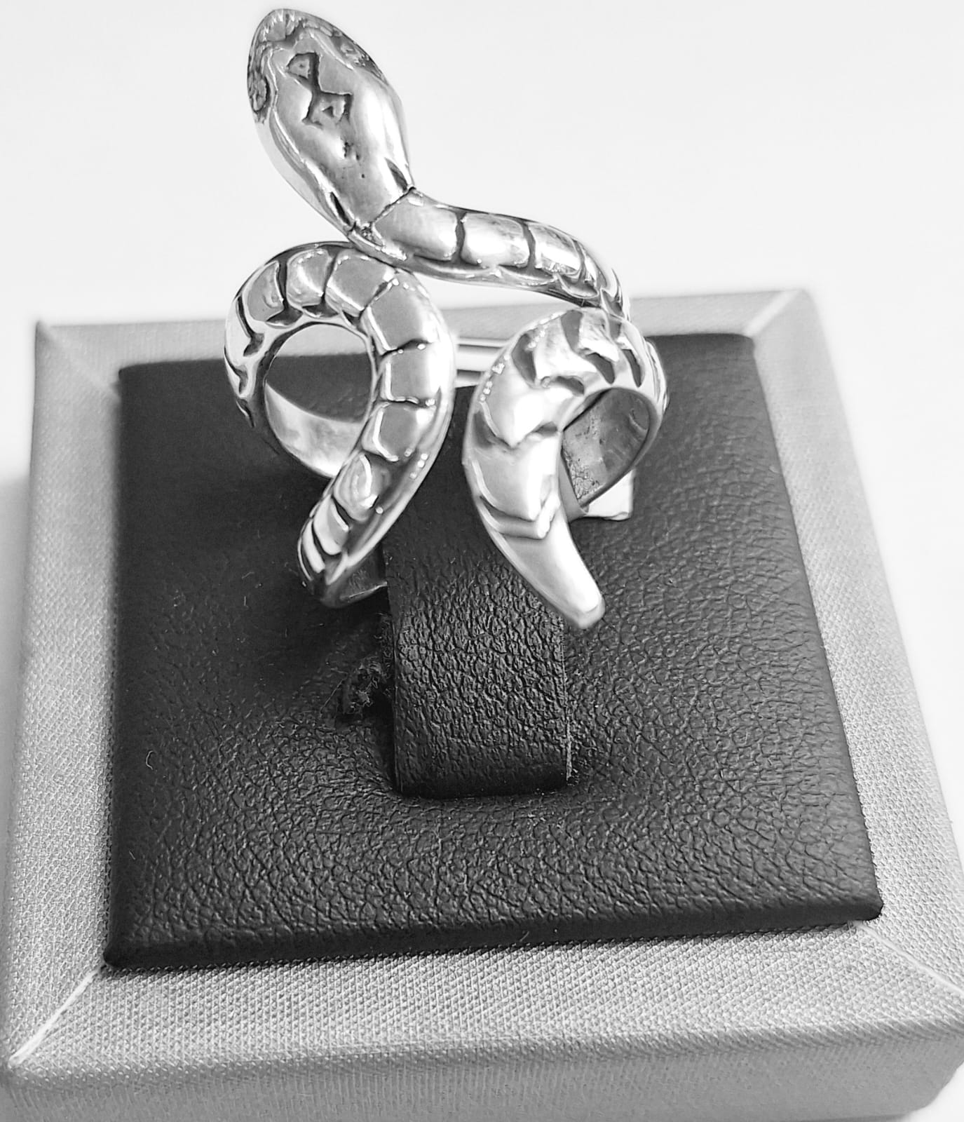 ANILLO SERPIENTE EN PLATA LEY 925
