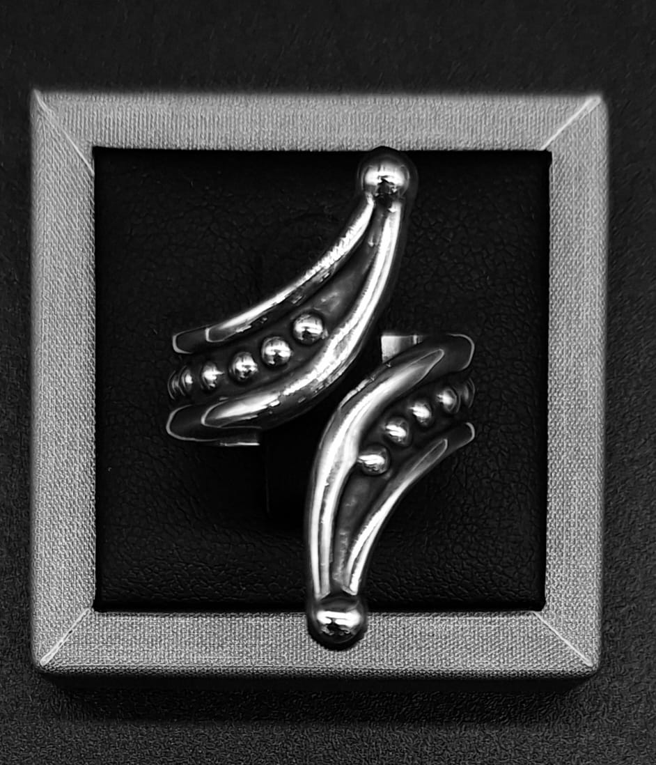 ANILLO PLATA  LEY 925 , VINTAGE