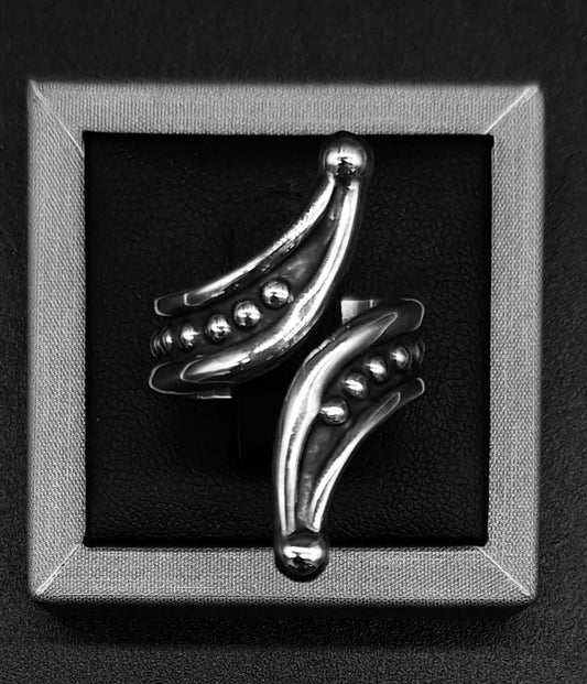 ANILLO PLATA  LEY 925 , VINTAGE