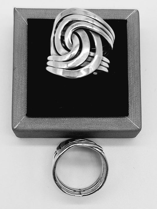 ANILLO PLATA LEY 925