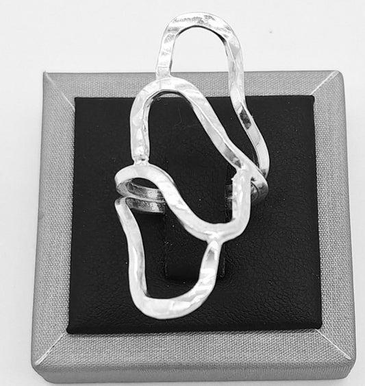 ANILLO PLATA  LEY 925.