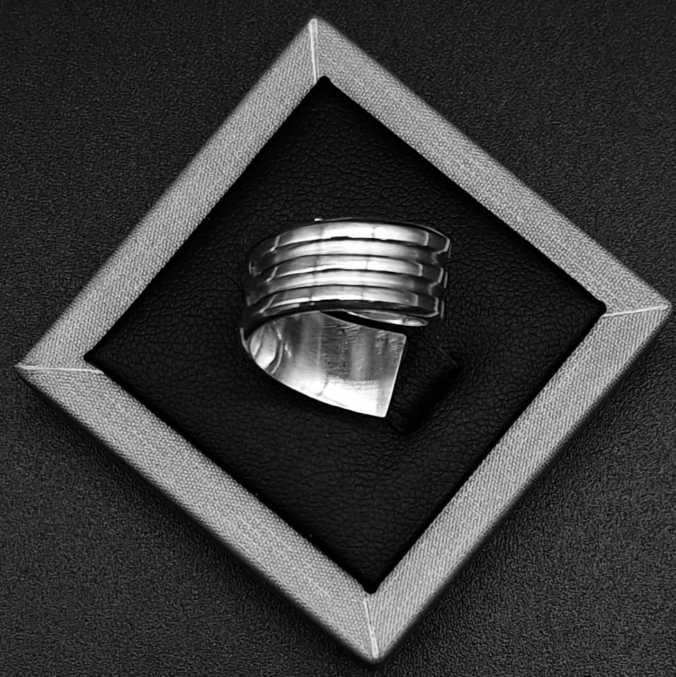 ANILLO DIAMANTADA PLATA 925