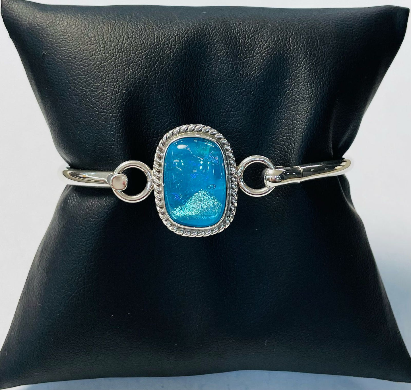 BRAZALETE CON DICROICO EN PLATA LEY 925