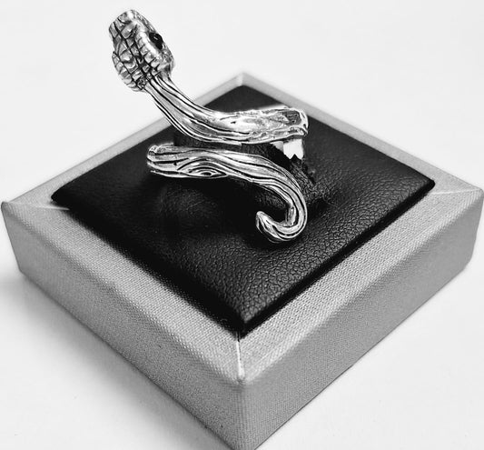ANILLO SERPIENTE EN PLATA LEY 925