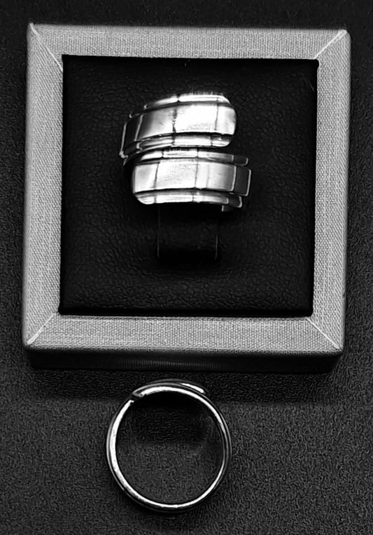 ANILLO PLATA LEY 925