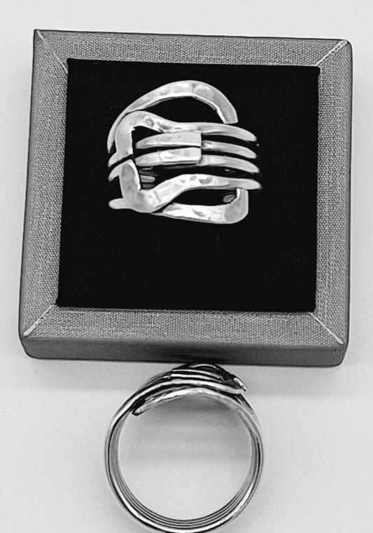 ANILLO PLATA LEY 925